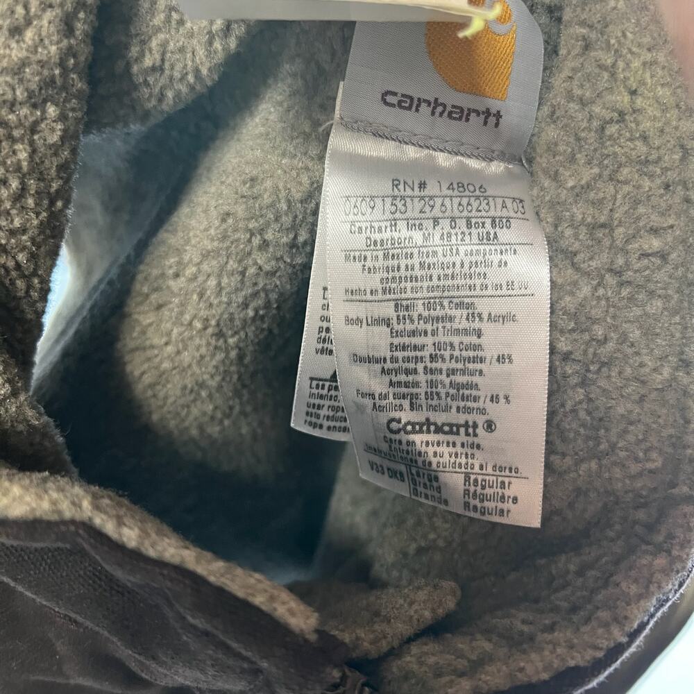 Carhartt V33 DKB brown work wear vest - Picture 4 of 4
